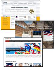 Customized website designs for law firms
